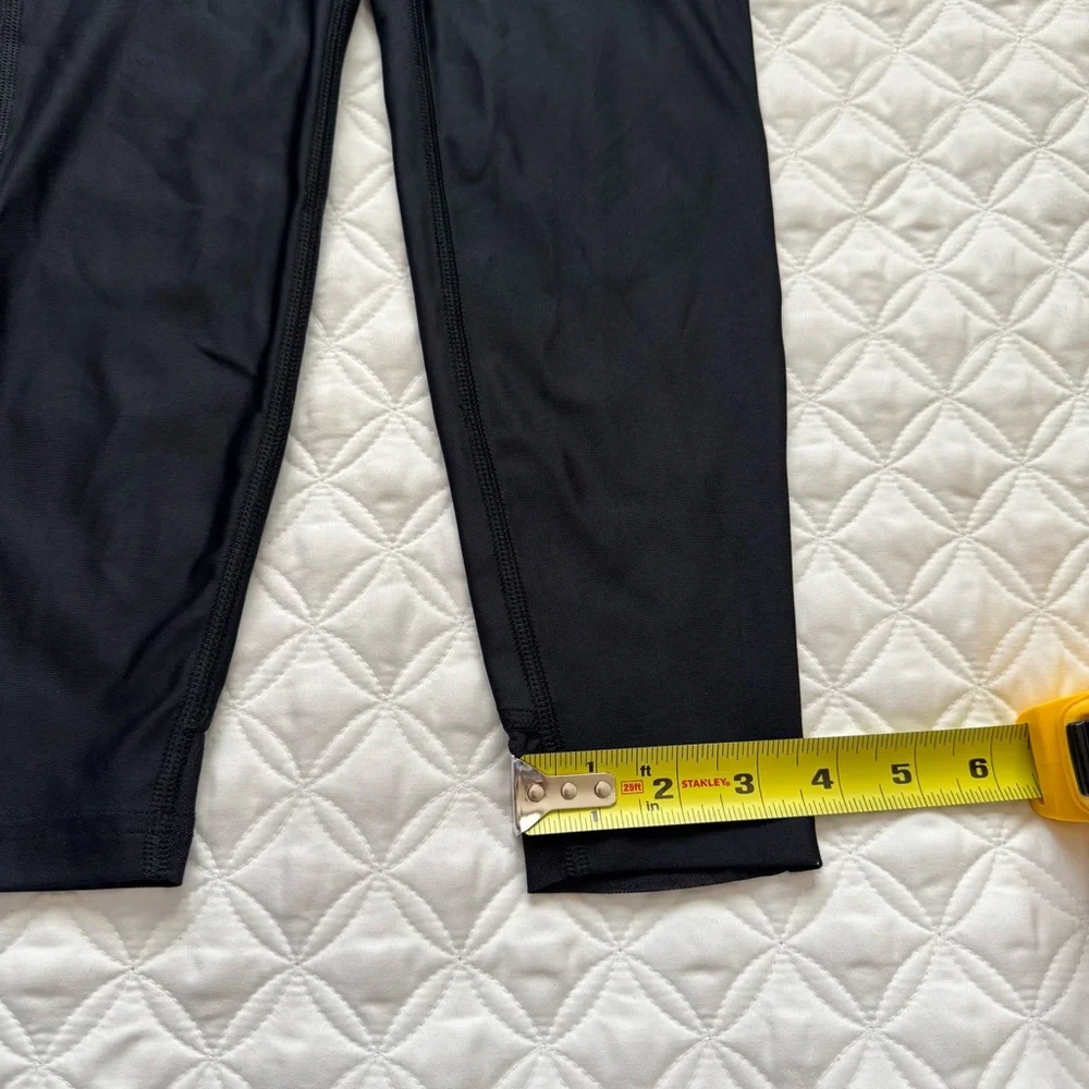 NWT Under Armour Girls HeatGear Base Layer Leggings Black Size S